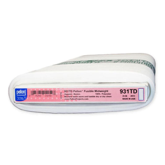 Sold By Bolt-Pellon Fusible Interfacing 20"x30yds White Pellon PELLON-931TD-FB