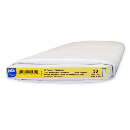 Sold By Bolt-Stabilizer 20"x30yds Lightweight White Pellon PELLON-30-FB