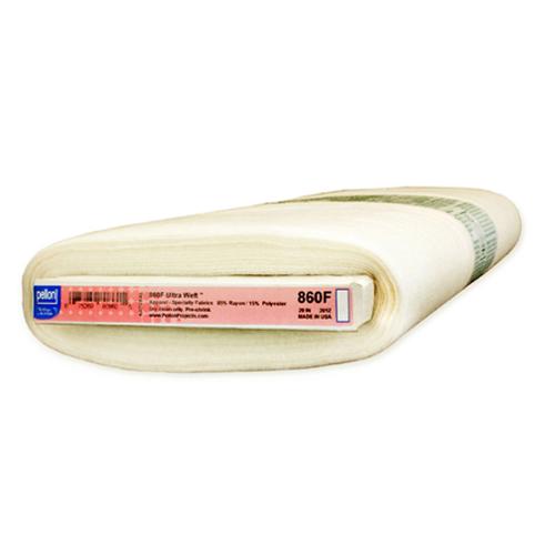 Sold By Bolt-Ultra Weft 20"x25yds Natural Pellon Rayon Polyester Pellon-860F-NATURAL-FB