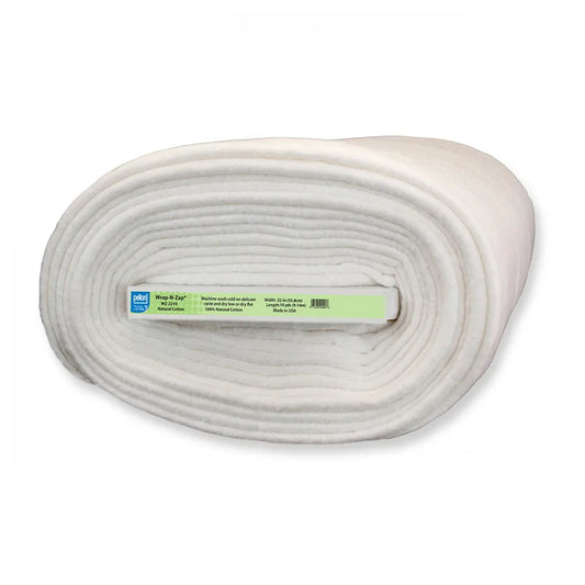 Sold By Bolt-Wrap N Zap Batting 22"x10yds Pellon Cotton PELLON-WZ-2210-FB
