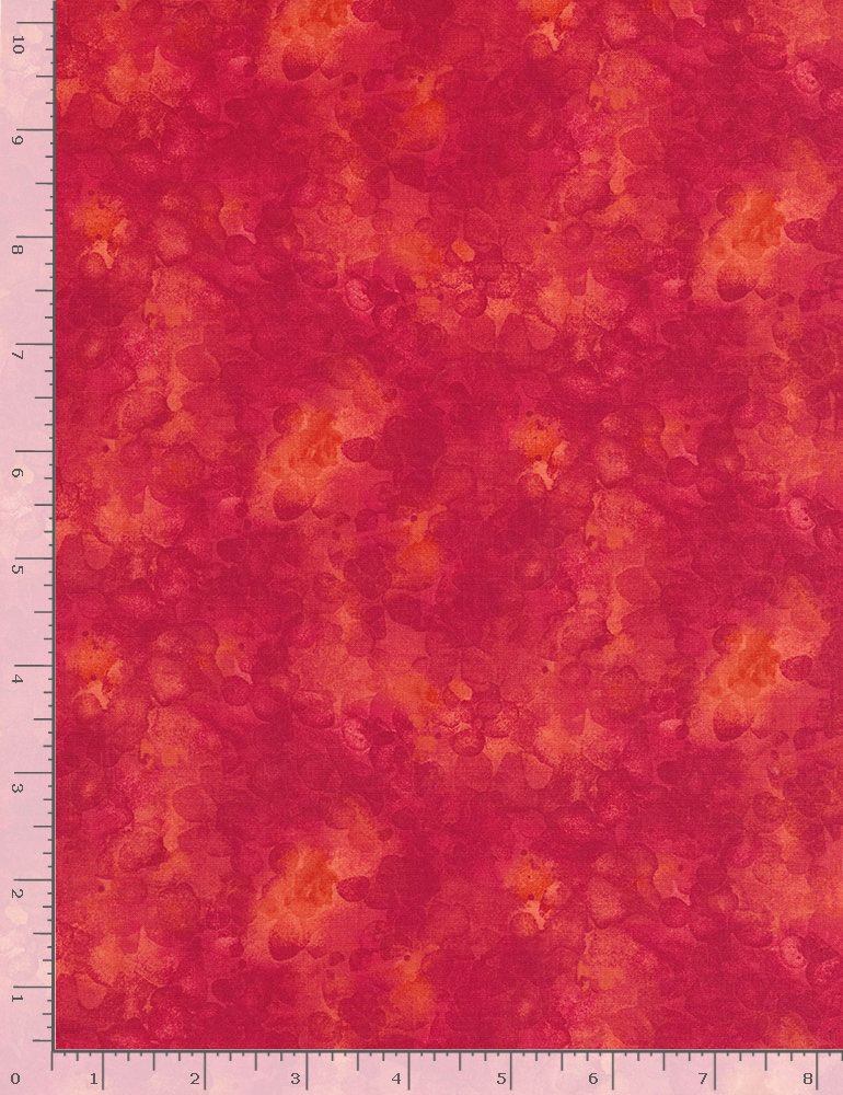 Solid-ish Watercolor Texture Magenta Red Kimberly Einmo Timeless Treasures Cotton Fabric