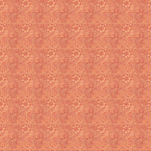 Sophisti-Cats Damask Peach Lesley Anne Ivory Blank Quilting Cotton Fabric