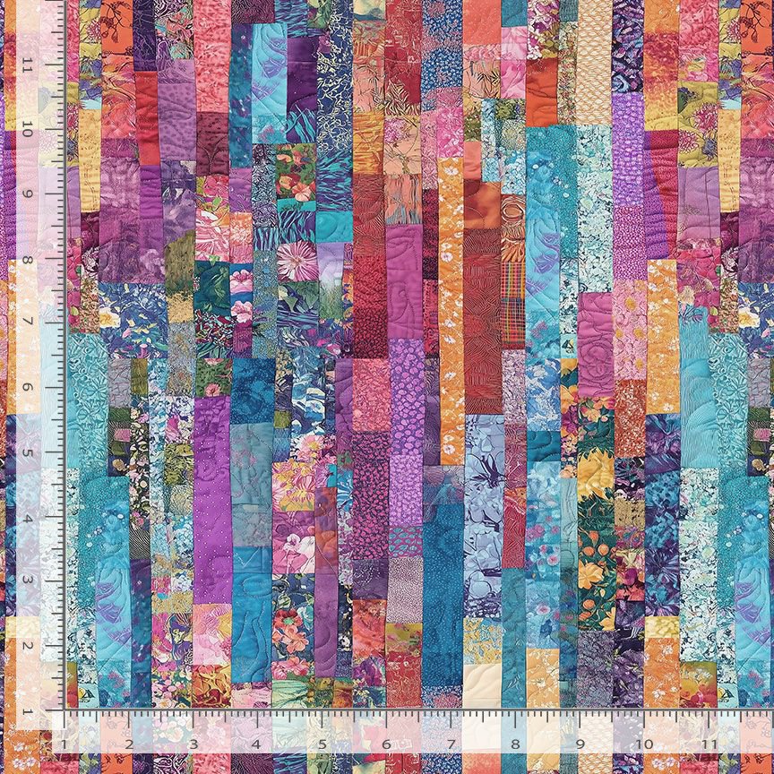 Sophisticat Quilt Patch Multi Timeless Treasures Cotton Fabric TT-QUILT-CD4007-MULTI