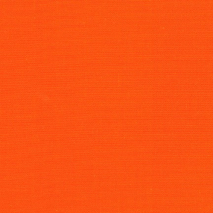 Sparta Twill Torch Orange Robert Kaufman 59" 65 % Polyester 35 Percent Cotton Fabric