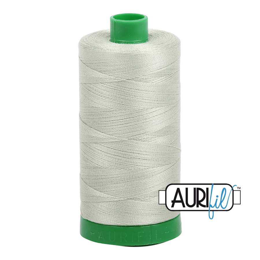 Spearmint Green 40 wt 1094 yd Large Spool Aurifil Cotton Quilting Thread AF-MK40SC6-2908 | US Fabric Shop