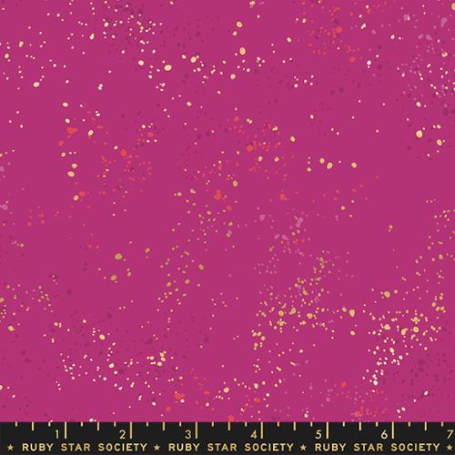 Speckled 108" Wide Back Berry Pink Rashida Coleman Hale Ruby Star Society Moda Cotton Fabric