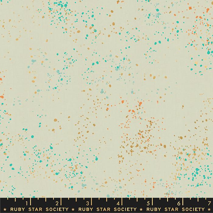Speckled Metallic Shell Natural Rashida Coleman Hale Ruby Star Society Moda Cotton Fabric