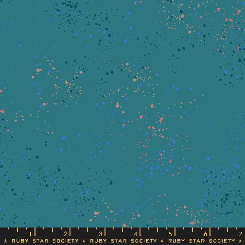 Speckled Storytime Blue Rashida Coleman Hale of Ruby Star Society Moda Cotton Fabric MD-RS5027-129