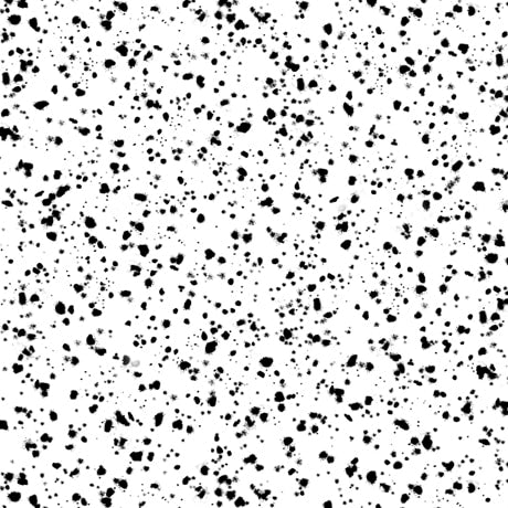 Speckles Black Dots  White  Quilting Treasures  Cotton Fabric