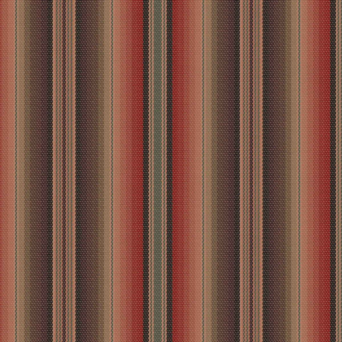 Spirit Serape Stripes Brick Red Brown Paintbrush Studios Cotton Fabric PBS-120-25860