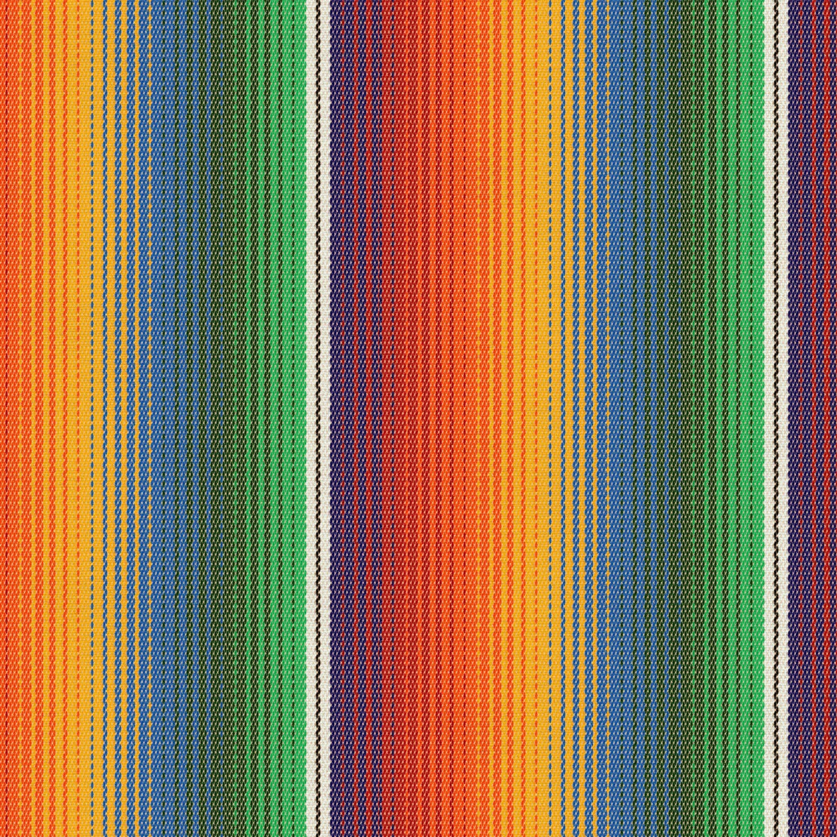 Spirit Serape Stripes Orange Yellow Blue Green Purple Multi Paintbrush Studios Cotton Fabric PBS-120-25857