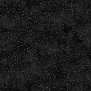 Spooky Hallow Starry Night Black Maywood Studio Cotton Fabrics