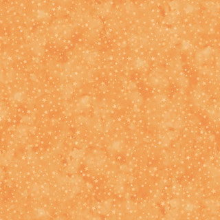 Spooky Hallow Starry Night Orange Maywood Studio Cotton Fabrics MS-MASD10369-O | US Fabric Shop