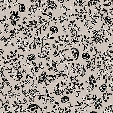 Spooky Night Pumpkin Vine Grace Popp Studio E Cotton Fabric