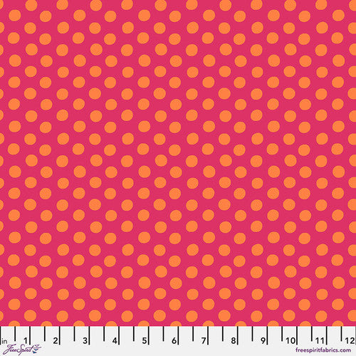 Spot Fuschia Classics Kaffe Fassett Collective Free Spirit Free Spirit Cotton Fabric