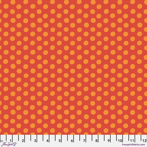 Spot Red Classics Kaffe Fassett Collective Free Spirit Cotton Fabric