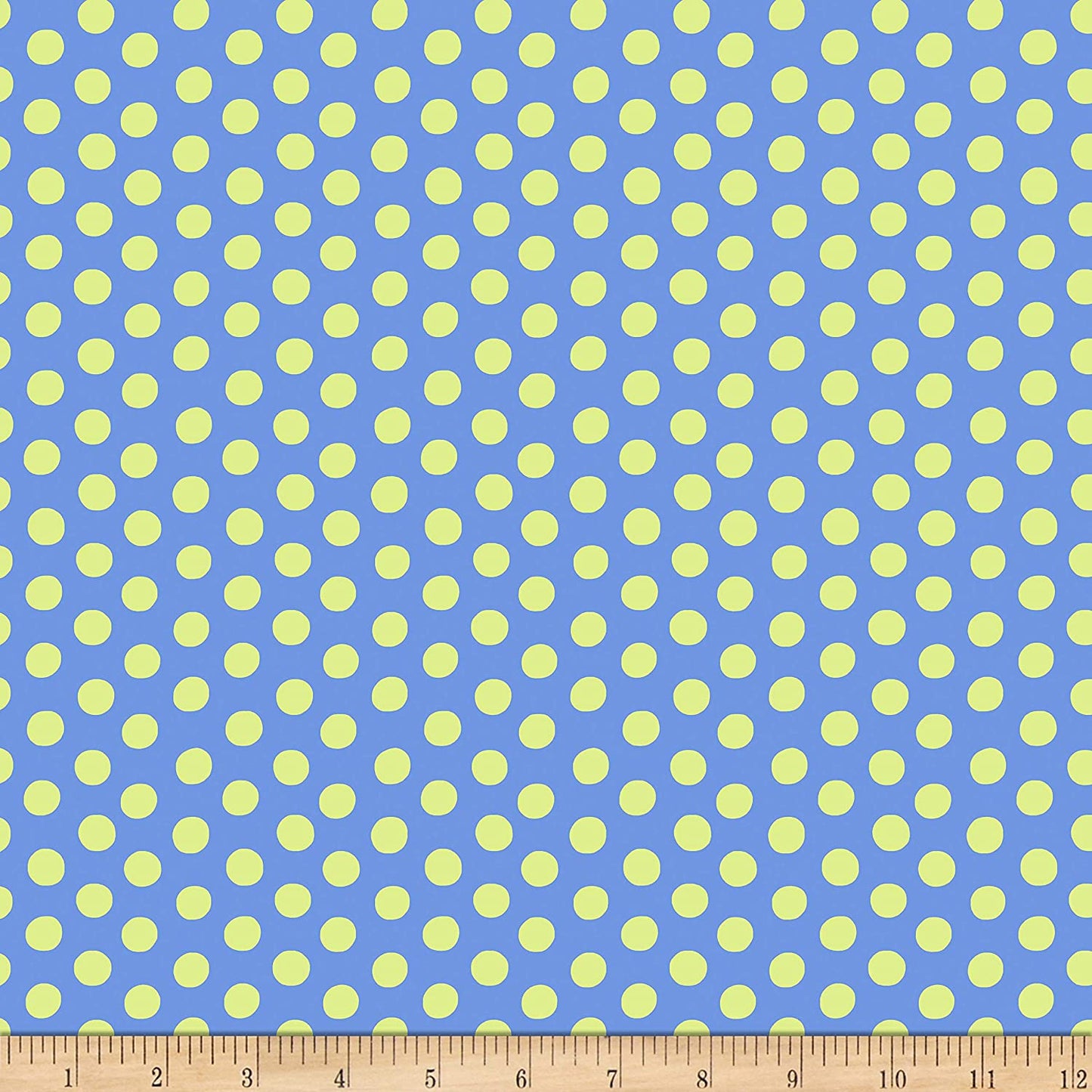 Spot Spring Blue Yellow Classics Kaffe Fassett Collective Free Spirit Cotton Fabric