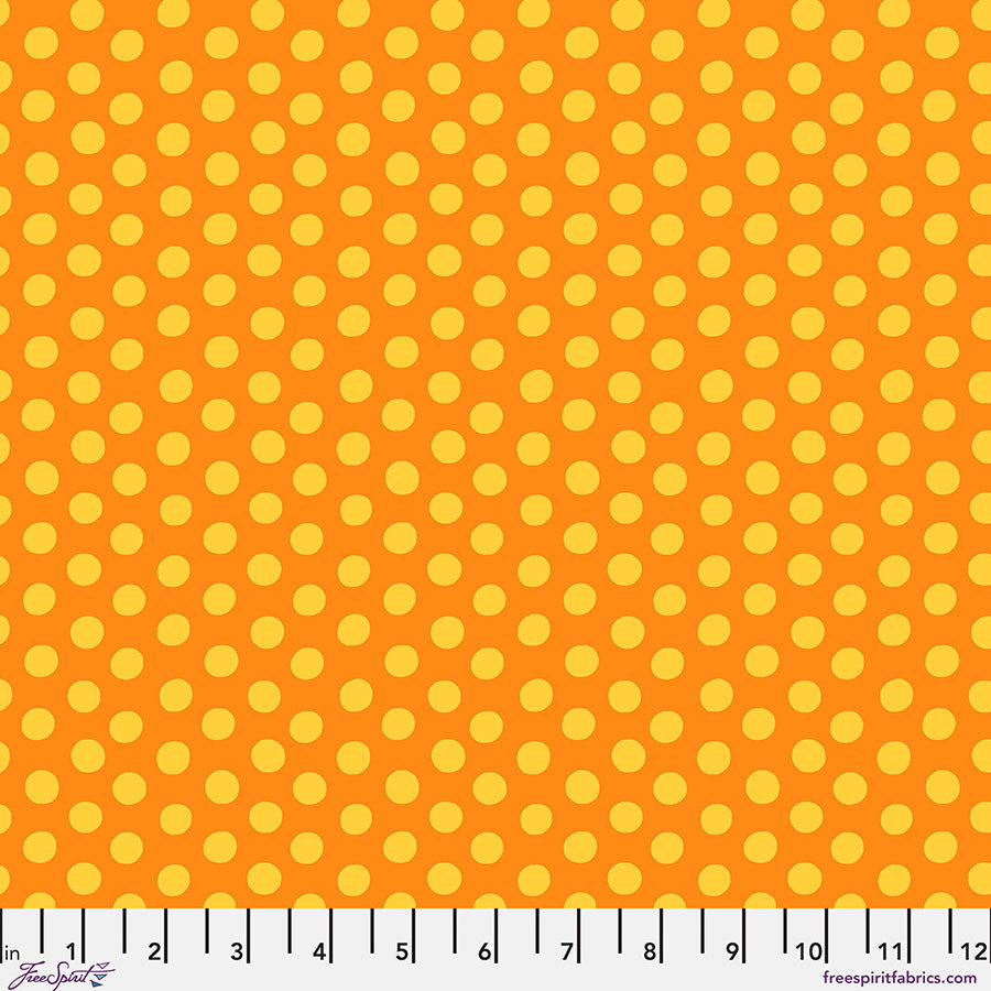 Spot Mango February 2026 Kaffe Fassett Collective Free Spirit Cotton Fabric FS-PWGP070.MANGO