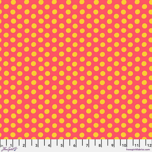 Spot Melon Classics Kaffe Fassett Collective Free Spirit Cotton Fabric FS-PWGP070.MELON