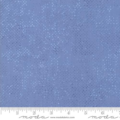 Spotted Dots Solid Faded Denim Zen Chic Moda Cotton Fabric