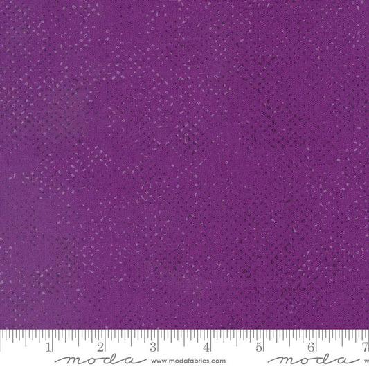 Spotted Dots Solid Iris Purple Zen Chic Moda Cotton Fabric