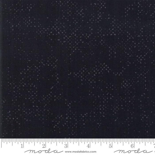 Spotted Dots Solid Jet Black Zen Chic Moda Cotton Fabric