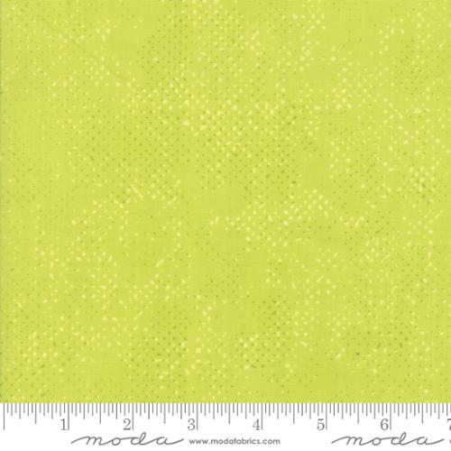 Spotted Dots Solid Limeage Green Zen Chic Moda Cotton Fabric