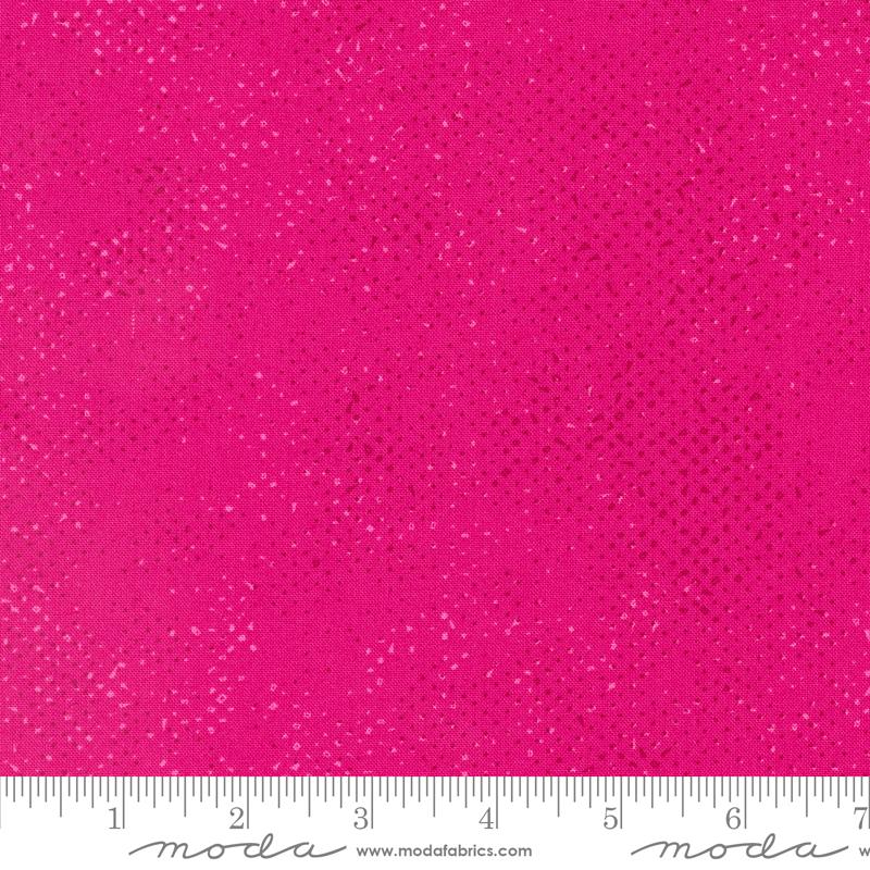 Spotted Dots Solid Magenta Pink Zen Chic Moda Cotton Fabric