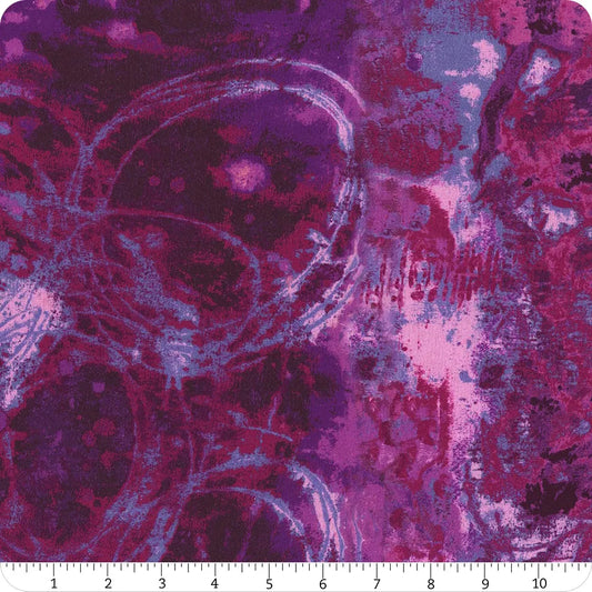 Spotted Graffiti 108" Wideback Spring Lilac Marcia Derse Windham Fabrics Cotton Fabric WF-53442DW-10DES