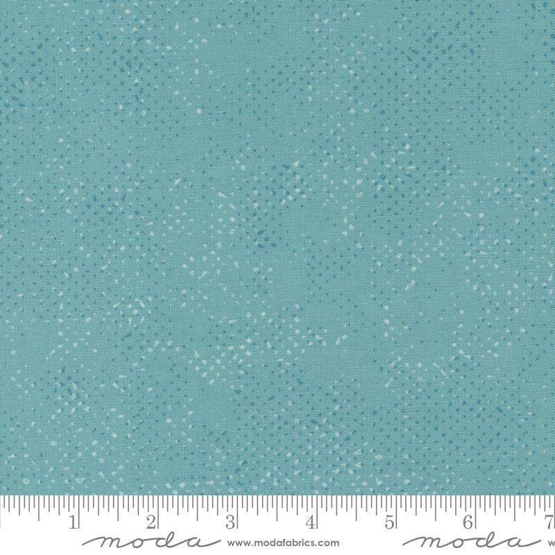 Spotted Dusty Teal Aqua Zen Chic Moda Cotton Fabric MD-1660-77 | US Fabric Shop