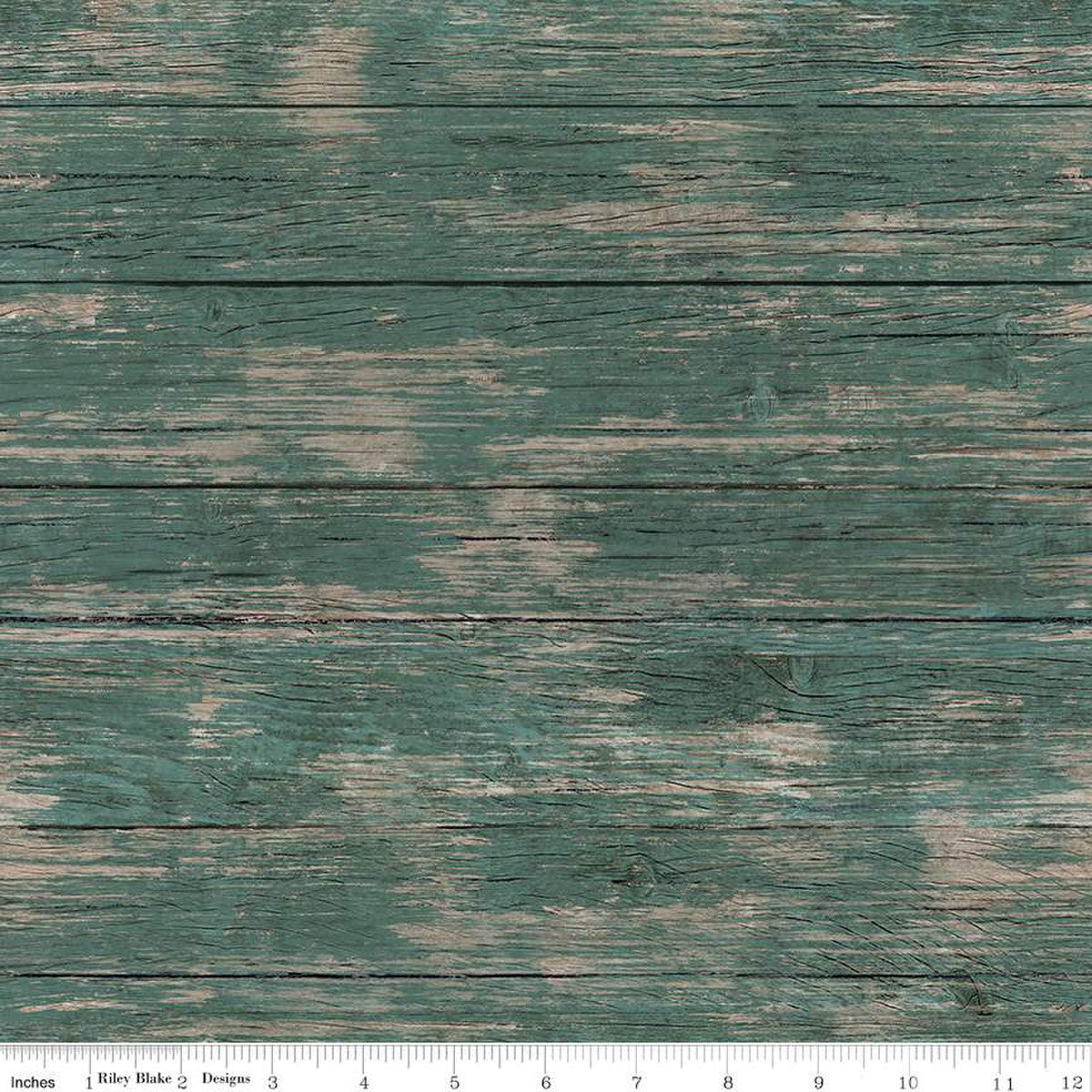 Spring Barn Quilts Barnwood Texture Teal Green Tara Reed Riley Blake Cotton Fabric