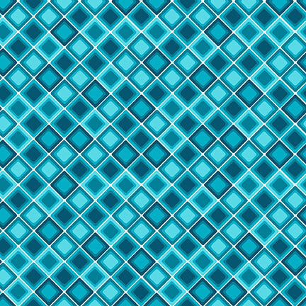 Square One Tonal Square on the Bias Ocean Urban Essence Designs Blank Quilting Cotton Fabric BQ-2478-74