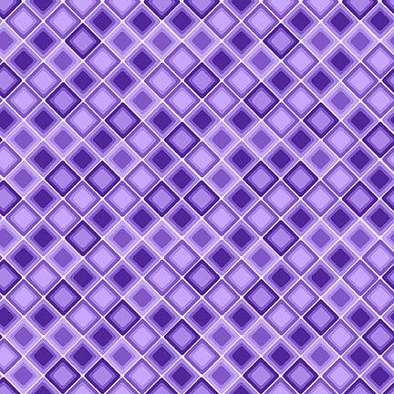 Square One Tonal Square on the Bias Purple Urban Essence Designs Blank Quilting Cotton Fabric BQ-2478-55 | US Fabric Shop