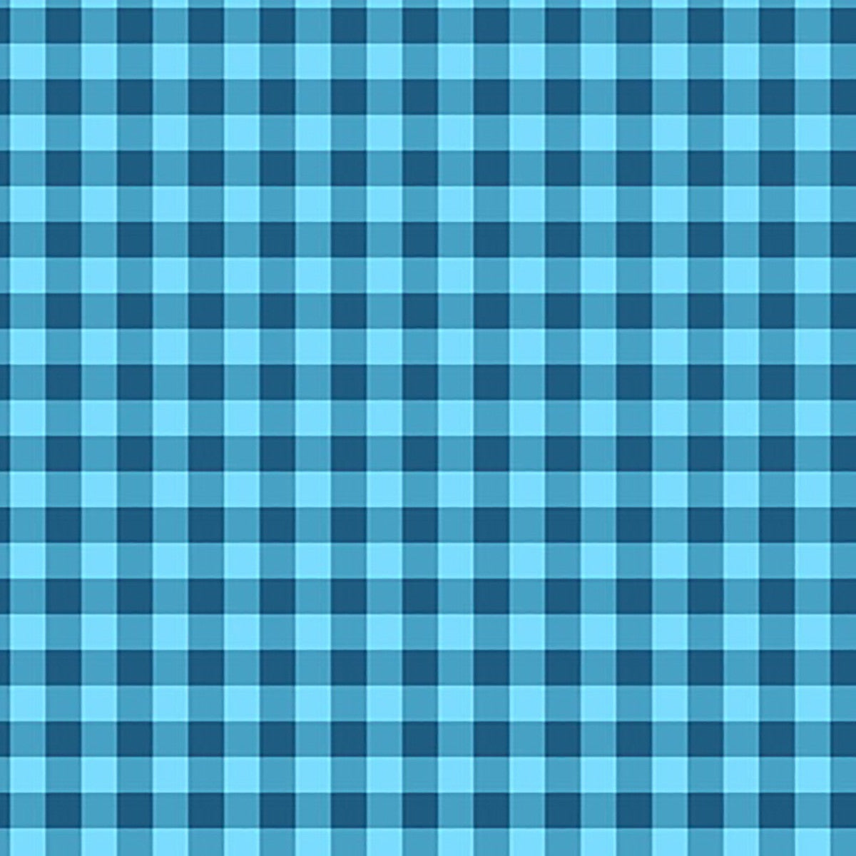 Squeeze the Day Blue Check Blue Rebecca Canale Studio E Cotton Fabric