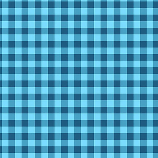 Squeeze the Day Blue Check Blue Rebecca Canale Studio E Cotton Fabric