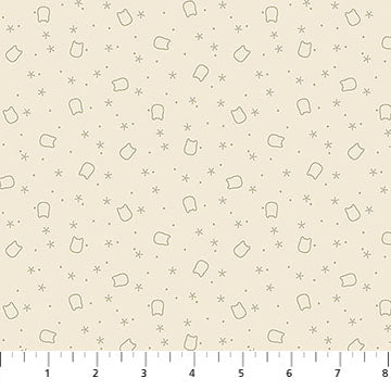 Squishmallows Rodeo Ditsy Taupe Northcott Cotton Fabric NC-SQ1058-15