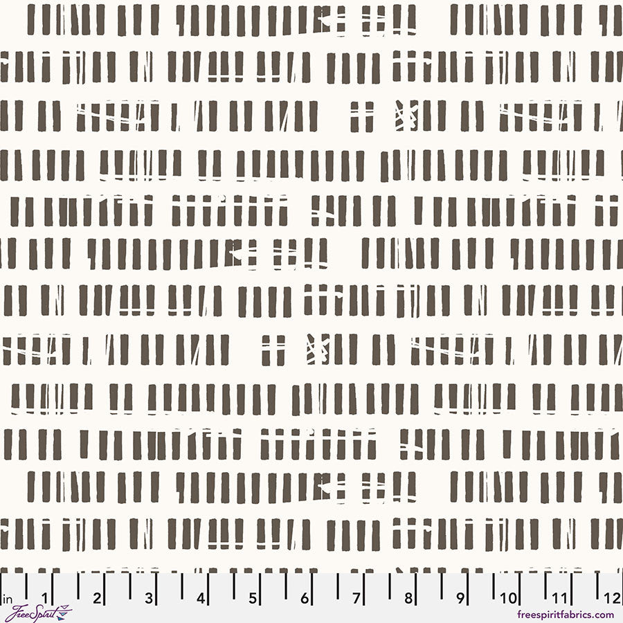 Stamped Sidelined Paper Seth Apter Free Spirit Cotton Fabric FS-PWSE048.PAPER | US Fabric Shop