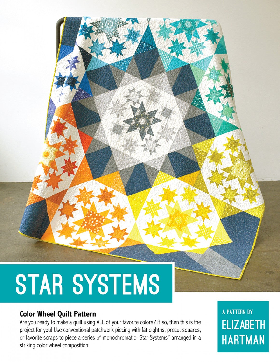 Star Systems Color Wheel Quilt Pattern Elizabeth Hartman