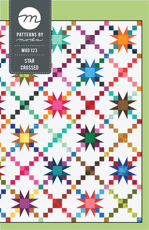 Star Crossed Quilt Pattern 72"x86" Moda Patterns