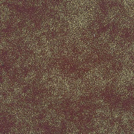 Stardust Metallic Currant Burgundy Gold Michael Miller Cotton Fabric