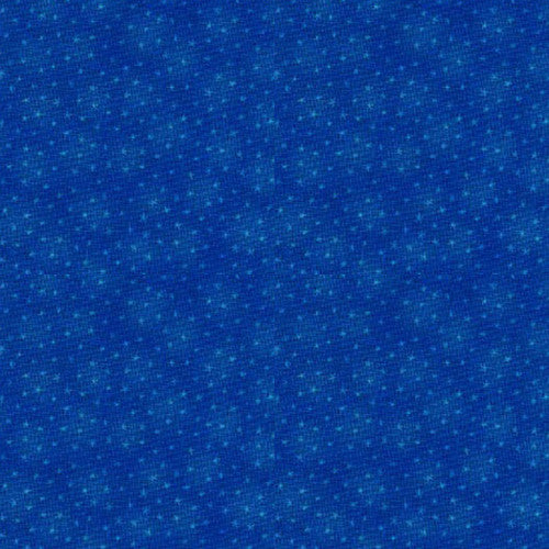 Starlet Small Stars Royal Blue Blank Quilting Cotton Fabric