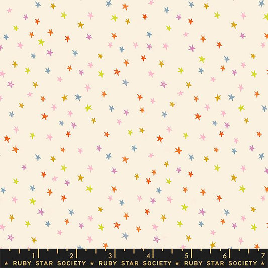 Starry Mini Stars Tossed Multi Alexia Abegg Ruby Star Society Moda Cotton Fabric