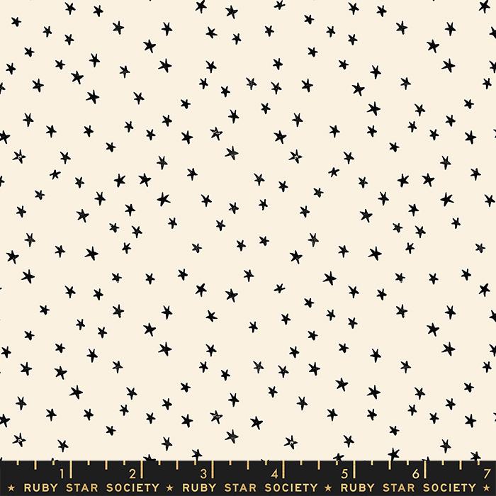 Starry Mini Stars Tossed Natural Cream Alexia Abegg Ruby Star Society Moda Cotton Fabric