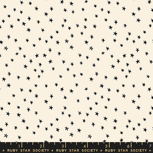 Starry Mini Stars Tossed Natural Cream Alexia Abegg Ruby Star Society Moda Cotton Fabric