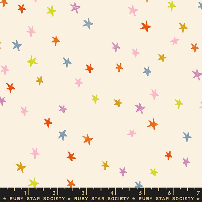 Starry 108" Wideback Stars Tossed Multi Alexia Abegg of Ruby Star Society Moda Cotton Fabric MD-RS4111-34