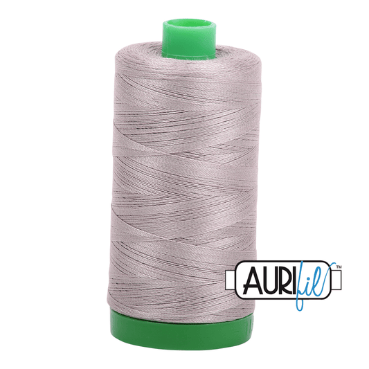 Steampunk Grey 40 wt 1094 yd Large Spool Aurifil  Cotton Quilting Thread AF-MK40SC6-6730