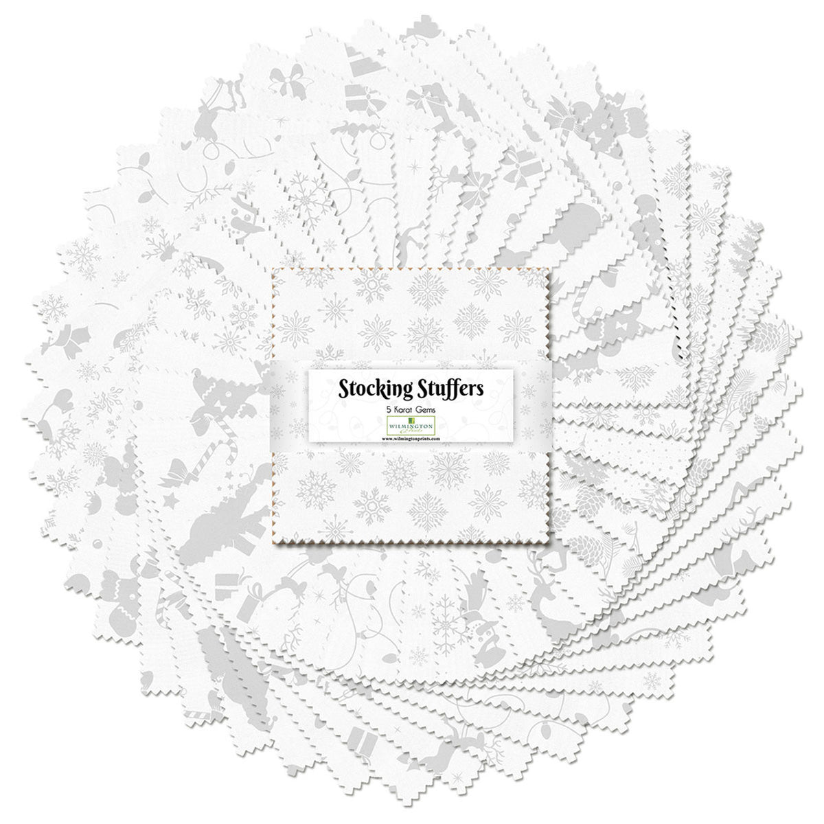 Stocking Stuffers 5" Squares Karat Crystals Wilmington Prints Cotton Fabric WP-507-127-507 | US Fabric Shop
