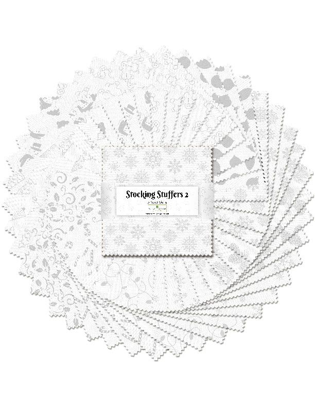 Stocking Stuffers 2 5" Karat Gems Wilmington Prints Cotton Fabric WP-507-151-507