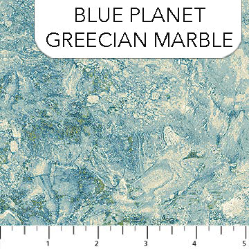 Stonehenge Gradations Blue Planet Grecian Marble Northcott Fabric Cotton Fabric