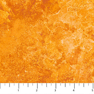 Stonehenge Basics Texture Pumpkin Spice Orange Linda Ludovico Northcott Cotton Fabric